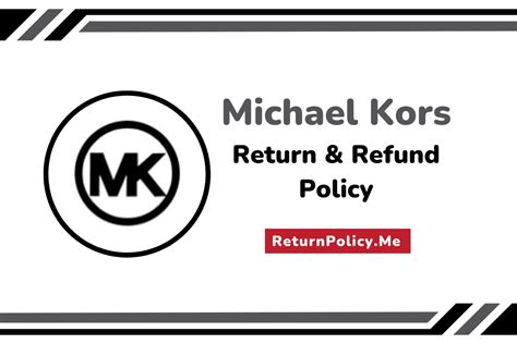 michael kors smart watch warranty|Michael Kors outlet refund policy.